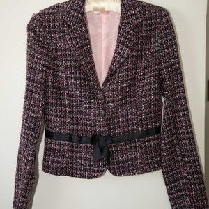 Pink/Black Tweed Jacket